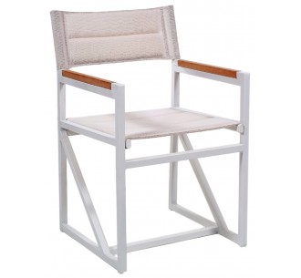 Mahala aluminium armchair 2