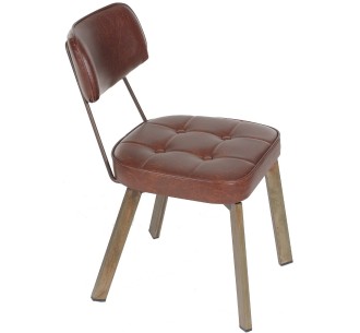 Corner-S metal chair