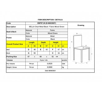 BELLA Chair Metal... 2