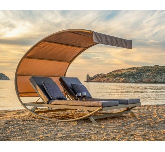 Crescent daybed αλουμινίου