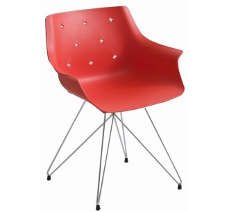 More 170/TC metal armchair