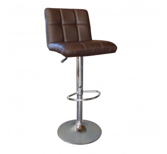 LINO Bar Stool Pu Dark Brown