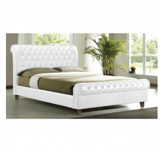 HARMONY Bed 160x200cm Pu White