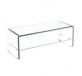 GLASSER Clear Coffee Table...