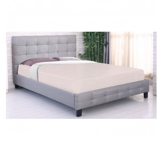 FIDEL Bed 160x200cm Grey...