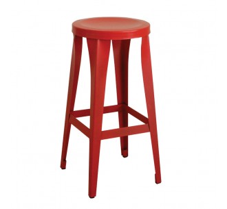 Lotus metal barstool