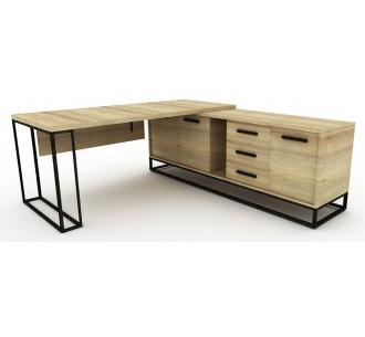 Irene office with side cabinet