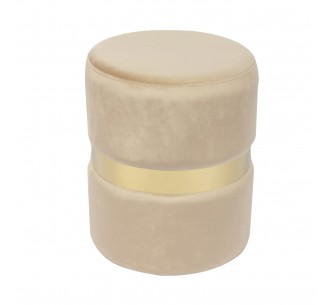 TOMMY Stool Gold/Fabric...