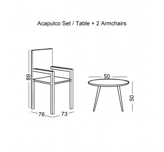 ACAPULCO Set (3-pcs) Black... 2