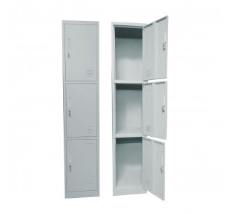 3-LOCKER Metal 38x45x185cm...