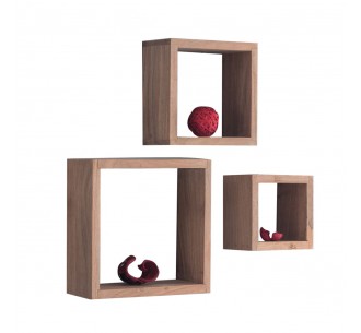 TRIO Set - 3 Ράφια Ξύλο...