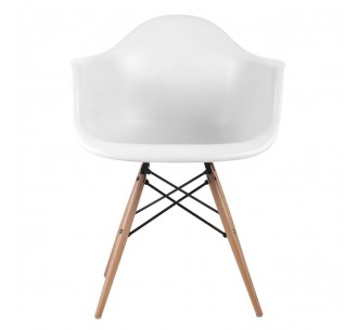 ALEA Wood Armchair PP White
