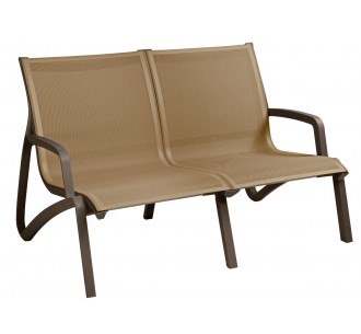 Sunset sofa with armrests