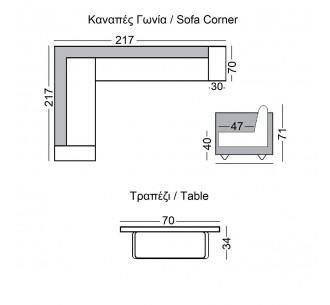 MEXICO Set Corner Sofa &... 2