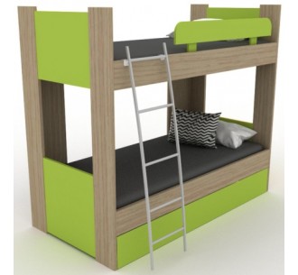 Polo Melamine Bunk Bed with...