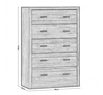 CALIBER Dresser 5-Drawers... 2