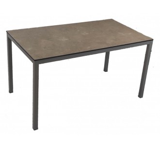 Tuesday grey aluminum table