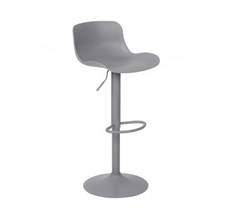 MOSS Bar Stool Metal/PP Grey