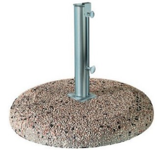 Round stone base