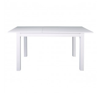 MILLER Table 120+(30)x80 White 2