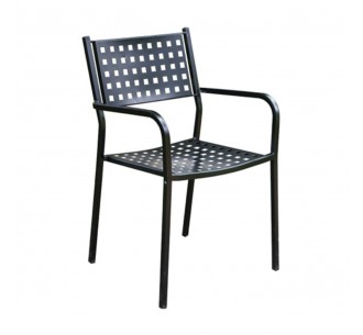 CAPRICE Armchair Steel Black