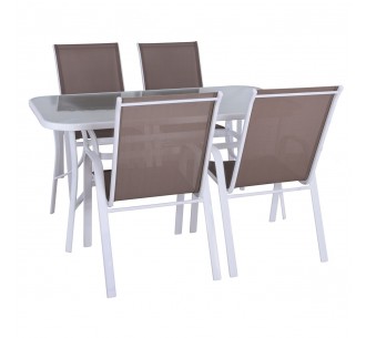 RIO Set Table 120x70cm & 4...