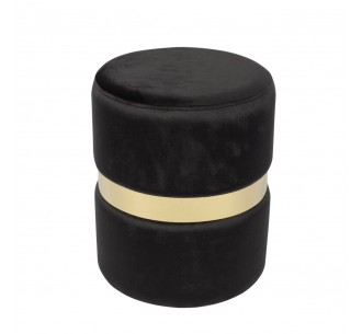 TOMMY Stool Gold/Fabric...