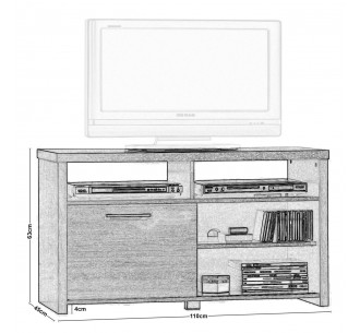ANALOG TV Cabinet 110x45x63... 2