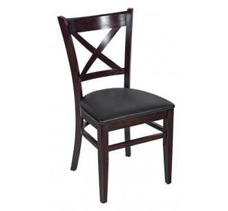 Cross wooden chair
