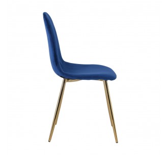 CELINA Gold Metal Chair,... 2