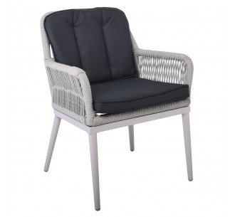 ALLEY Armchair Alu/Wicker...