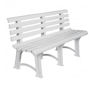 ATENA Garden Bench / PP White