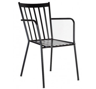 Oberon metal armchair
