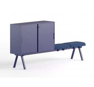 Low cabinet with seater...