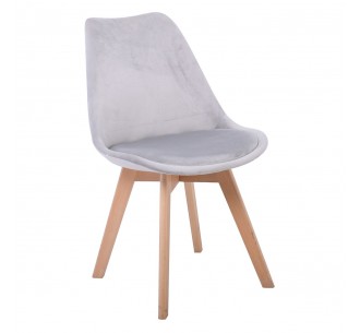 MARTIN Chair Velure Grey -...
